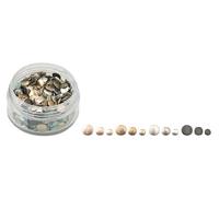 Pebaro boîte de Rivets 3 Tailles, 4 Couleurs