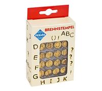 Pebaro Ensemble de 12 tampons de pyrogravure Lettres de A à L