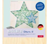 Pebaro NB12 Kit de décoration pour ongles avec motif pré-imprimé étoile II et clous - Idée cadeau créative - 20 x 20 cm