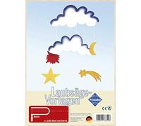 Pebaro Pièce chantournée Maquette Lune et étoiles