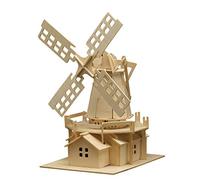 Pebaro- Siva Toys Moulin à Vent en Bois, Toys873, Multicolore, Moyen
