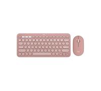 Clavier et souris - LOGITECH - Pebble 2 Combo - Ultra-slim - Bluetooth - Rose