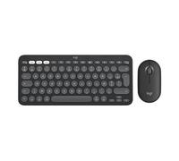Logitech Pebble 2 Combo for Mac -Bluetooth LE - QWERTY - International USA - graphite