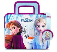 Pebble Gear Disney La Reine des Neiges Kids Sac de Transport et Casque pour Enfant avec limitation de Volume Convient pour tablettes 10" Espace pour Jouets et Accessoires Dimensions 20 x 26,5 x 2 cm