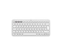 Pebble Keys 2 K380s - Clavier - sans fil - Bluetooth LE - QWERTY - Italien - blanc ton sur ton