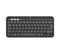 Pebble Keys 2 K380s - Clavier - sans fil - Bluetooth LE - QWERTY - R.-U. - graphite ton sur ton