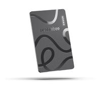 Pebblebee Card 5 | Carte de suivi de portefeuille Bluetooth rechargeable | Carte de suivi mince et écologique alternative à Air Tag et au suivi Android | Batterie de 18 mois | Lien intégré