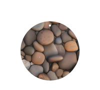 Pebbles in the beach Lot de 4 désodorisants de voiture parfumés à la lavande longue durée à suspendre pour intérieur de véhicule, décoration parfumée double face pour voiture, maison, armoires