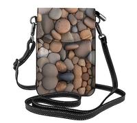 Pebbles in the beach Sac à bandoulière imprimé pour femme - Parfait pour les voyages et le shopping