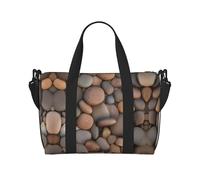 Pebbles in the beach Sac à main à bandoulière imprimé pour femme, adapté pour le travail, les déplacements, le fitness, les voyages, sac à bandoulière tendance et polyvalent