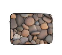 Pebbles in the beach Sac pour ordinateur portable pratique résistant aux chocs 43,2 cm Impression élégante pour les voyages d'affaires, le travail et le bureau