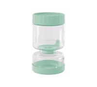 Pebbly – Bocal à cornichons en verre 750 ml avec séparateur en silicone Ø 10 x 15,5 cm