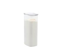 PEBBLY - Boîte de Conservation Haute et Rectangulaire en Verre avec Couvercle en Verre - 1,8 L - Un Rangement Optimisé pour une Cuisine Organisée, Protégez vos Aliments tout en Limitant le Gaspillage