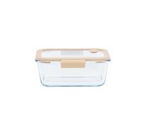 Boite rectangulaire avec valve vide d'air - 1900 ml