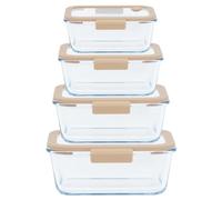 Set 5pcs : 4 boites rectangulaires & pompe vide d'air