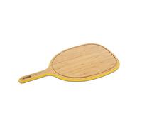 Pebbly NBA064 Planche à Poignée Bambou Beige 57 x 31 x 2 cm | 57 x 31 cm, Antibactérienne, Double Face, pour Découper et pour Servir, Poignée pour Suspendre et Ranger Facilement