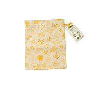 Pebbly NBA155 Sac a Vrac Alimentaire reutilisable, Coton Bio, Jaune, 20x25cm