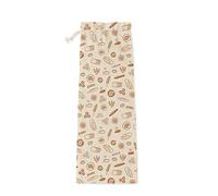 Sac à pain coton bio 65x20 cm - - Beige - Tissu