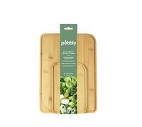 Pebbly NBA165 - Set de deux planches à découper avec rigole S + M