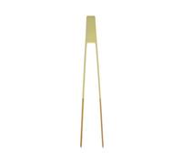 PEBBLY - Pince à Toast Aimantée en Bambou - 24 cm - Couleurs Modernes et Lignes Épurées pour une Table Inspirée, Apportez une Touche Déco à Votre Cuisine au Quotidien (Crème)