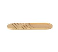 PEBBLY - Planche à Baguette en Bambou - 50 x 15 x 1,5 cm - Design Élégant dans Cuisine, Prise en Main Facile, Planche Fonctionnelle pour Découpe et Service