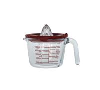 PEBBLY - Presse-Agrumes en Verre Borosilicate 500 ml avec Pichet - 500 ml