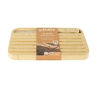 Pebbly Set de planche à pain et couteau S