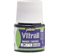 Pébéo Peinture Vitrail 050010 Transparent Bleu profond flacon 45 ml