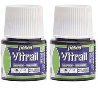 PEBEO 050010 Vitrail 1 Flacon Bleu Profond 45 ML (Lot de 2)