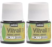 PEBEO 050014 Vitrail 1 Flacon Jaune 45 ML (Lot de 2)