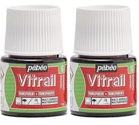 PEBEO 050016 Vitrail 1 Flacon Orange 45 ML (Lot de 2)