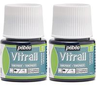 PEBEO 050017 Vitrail 1 Flacon Turquoise 45 ML (Lot de 2)