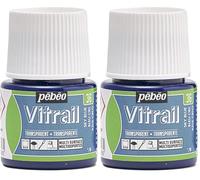 PEBEO 050036 Vitrail 1 Flacon Bleu Ciel 45 ML (Lot de 2)