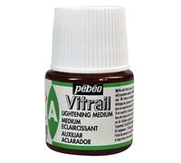 Pébéo 051000 Auxiliaires Vitrail 1 Flacon Medium Eclaircissant 45 ML Nacre