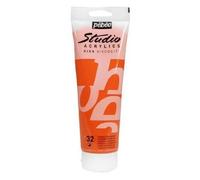 Pébéo 169032 Beaux-Arts Studio Acrylique 1 Tube Orange Cadmium Imitation 250 Ml
