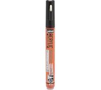 Pébéo Marqueur peinture acrylique Acrylic Marker – Pointe fine 1,2 mm – Orange indélébile
