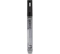 Pébéo Marqueur à peinture acrylique DecoMarker – Pointe ronde 1,2 mm – Indélébile – Argent précieux
