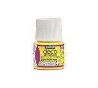 Pébéo 204056 Déco Acrylique Mat 1 Flacon Jaune Citron 45 ml