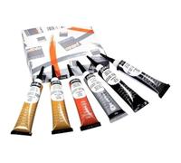 Pebeo 21483 Cerne Relief Peinture Vi Trail 20 ml Boîte de 6 Tubes Couleurs Assorties