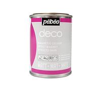 Pébéo Peinture Base Magnétique 28659 – Tous supports – Pot métal 250 ml – Gris