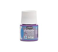 Pébéo Peinture pour tissu Setacolor Opaque 295039 Améthyste Moiré (Violet) 45 ml