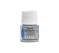 Pébéo 295060 Setacolor Opaque 1 Flacon Argent Moiré 45 ML