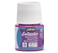 Pébéo 295065 Setacolor Opaque 1 Flacon Violine Moiré 45 ML