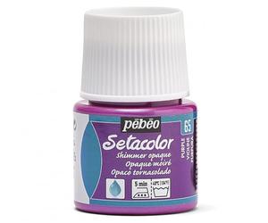 Pébéo 295065 Setacolor Opaque 1 Flacon Violine Moiré 45 ML