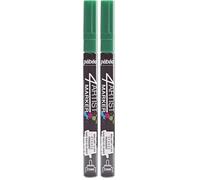 PEBEO 4ARTIST Marker 2MM - Marqueur permanant Base Huile - Vert Foncé (Lot de 2)
