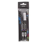Pébéo Marqueurs peinture à l'huile 4Artist Marker 4 mm Blanc et Noir 2 pcs