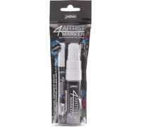 Pébéo 580896 4artist Marker Set Duo 4+4mm, Peinture, Noir/Blanc, 21 X 8 X 3 Cm