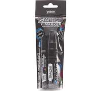 Pébéo 580896 4artist Marker Set Duo 4+4mm, Peinture, Noir/Blanc, 21 X 8 X 3 Cm