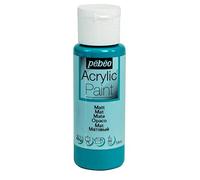 Pébéo Peinture acrylique Émeraude – Mat, Fluide, Tous supports – 59 ml