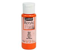 Pebeo 59 ML Matt C 'Tine, Acrylique, Orange, 3.3 x 3.3 x 10 cm